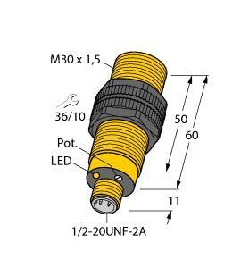 BCF10-S30-RZ3X-B3131 Part Image. Manufactured by Turck.