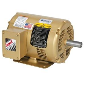 Baldor (ABB) EM31108 Motor, Alternating Current; General Purpose; 1/2HP; 56 Frame Size; 1800 Sync RPM; 230/460 Voltage; AC; ODP Enclosure; NEMA Frame Profile; Three Phase; 60 Hertz; Foot Mounted; Base; 5/8" Shaft Diameter; 3-1/2" Base to Center of Shaft; 11-3/4" Overall Lengt