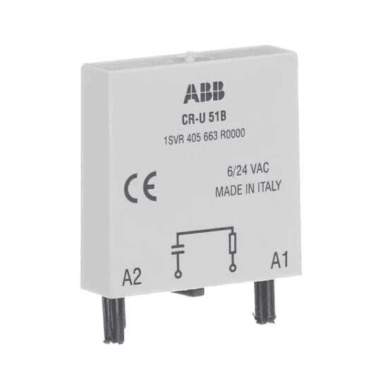 ABB Control 1SVR405663R0000 1SVR405663R0000 ABB Control - CR-U 51B Pluggable module RC element, 6-24VAC/DC