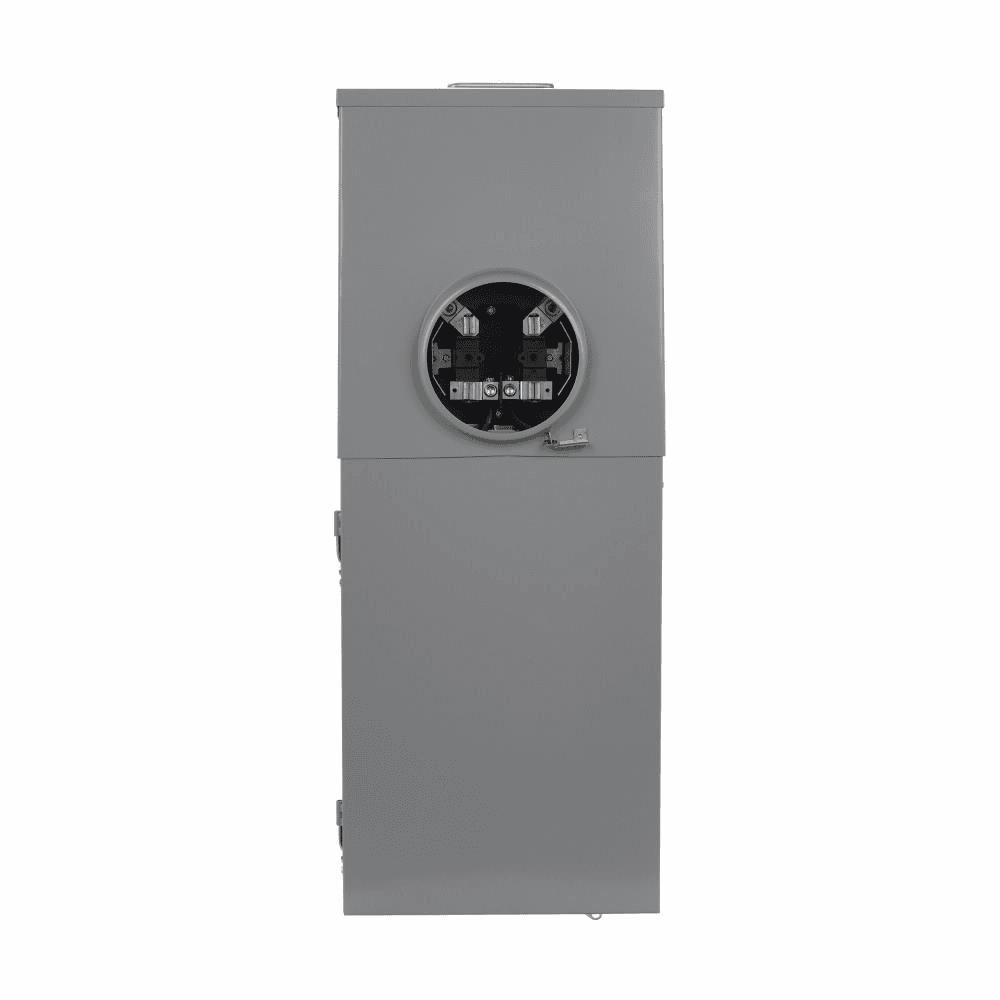 Eaton MB816B200BTSG MB816B200BTSG Eaton - Eaton resi meter breaker, FTL, All-in-ones, 200 A, Aluminum, NEMA 3R, Bottom and top, 10 kAIC, #6-350 kcm CSR2200, Surface mounting, 16, Four-jaw, 1, 8, Single-phase, Ringless, Used with BR breakers, 120/240 Vac, GAPwr