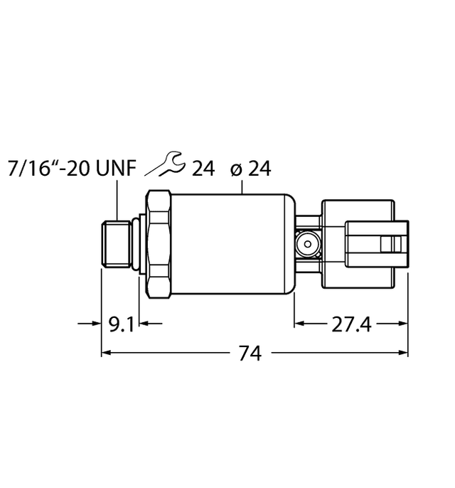 PT600R-2105-I2-DT043P Part Image. Manufactured by Turck.