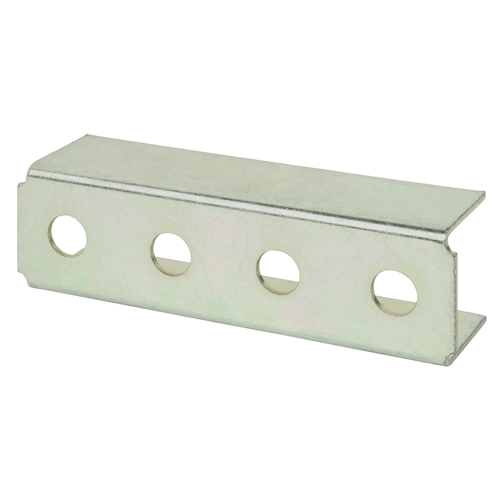 ABB Control B941 B941 ABB Control - Channel Joiner for 1-1/2 Inch x 1-1/2 Inch, Length 6 Inches, Steel with 9/16 Inch Holes on 1-1/2 Inch Centers