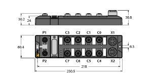 TBEN-L5-8IOL Part Image. Manufactured by Turck.