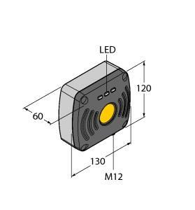 TN902-Q120L130-H1147 Part Image. Manufactured by Turck.