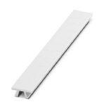Phoenix Contact 0803444 Zack marker strip, Strip, white, unlabeled, can be labeled with: PLOTMARK, CMS-P1-PLOTTER, mounting type: snap into tall marker groove, for terminal block width: 8.3 mm, lettering field size: 10.5 x 8.3 mm