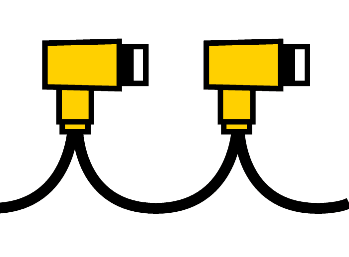 Turck VB2-FSM 4.4/2MFK 3 Actuator and Sensor Splitter, 2 Branch, , M12 eurofast, M8 threaded picofast