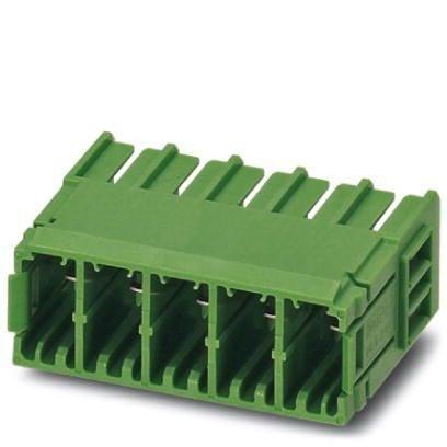 Phoenix Contact 1720505 PCB headers, nominal cross section: 6 mmÂ², color: green, nominal current: 41 A, rated voltage (III/2): 630 V, contact surface: Tin, type of contact: Male connector, number of potentials: 6, number of rows: 1, number of positions: 6, number of connections