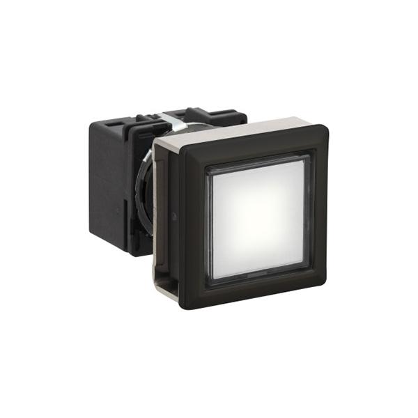 Idec LB7P-1T04PW LB 16mm Pilot light PW, Sleek flush mount design,  Standard bezel with 16mm hole size also available,  Bright LED illumination,  27.9mm depth behind the panel,  3PDT contact block available,  5A contact ratings,  IP65 degree of protection,  Metallic or bl