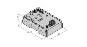 OC11EX/3G.2 PROFIBUSKOPPLER Part Image. Manufactured by Turck.