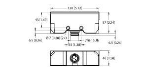 NI30-Q130WD-ADZ30X2-B1131 Part Image. Manufactured by Turck.