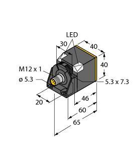 NI50U-CK40-AP6X2-H1141 W/BS4 Part Image. Manufactured by Turck.