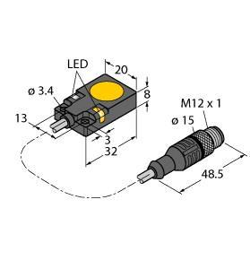 TB-Q08-0.15-RS4.47T/C53 Part Image. Manufactured by Turck.