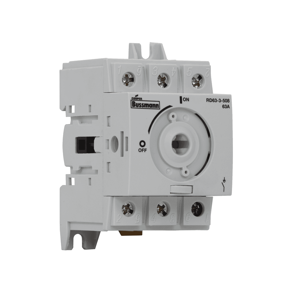 Cooper Bussmann RD63-3-508 RD63-3-508 Cooper Bussmann - Eaton Bussmann series non-fused rotary disconnect switch