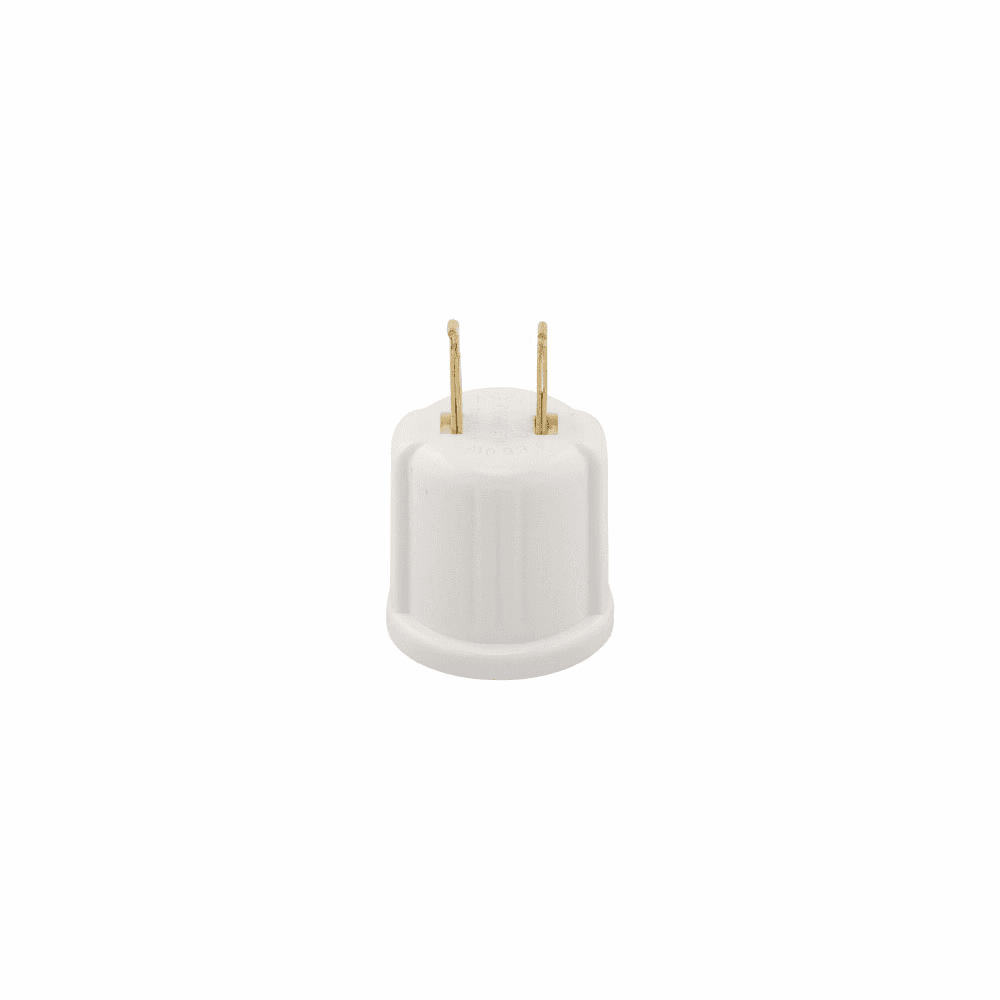 Eaton 738W-BOX 738W-BOX Eaton - Eaton outlet adapter, One outlet to one socket, Polarized, 125V, Medium base, White, Thermoplastic, 1-15R, NEMA 1-15R, 660W