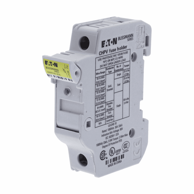 CHPV1IU Part Image. Manufactured by Cooper Bussmann.