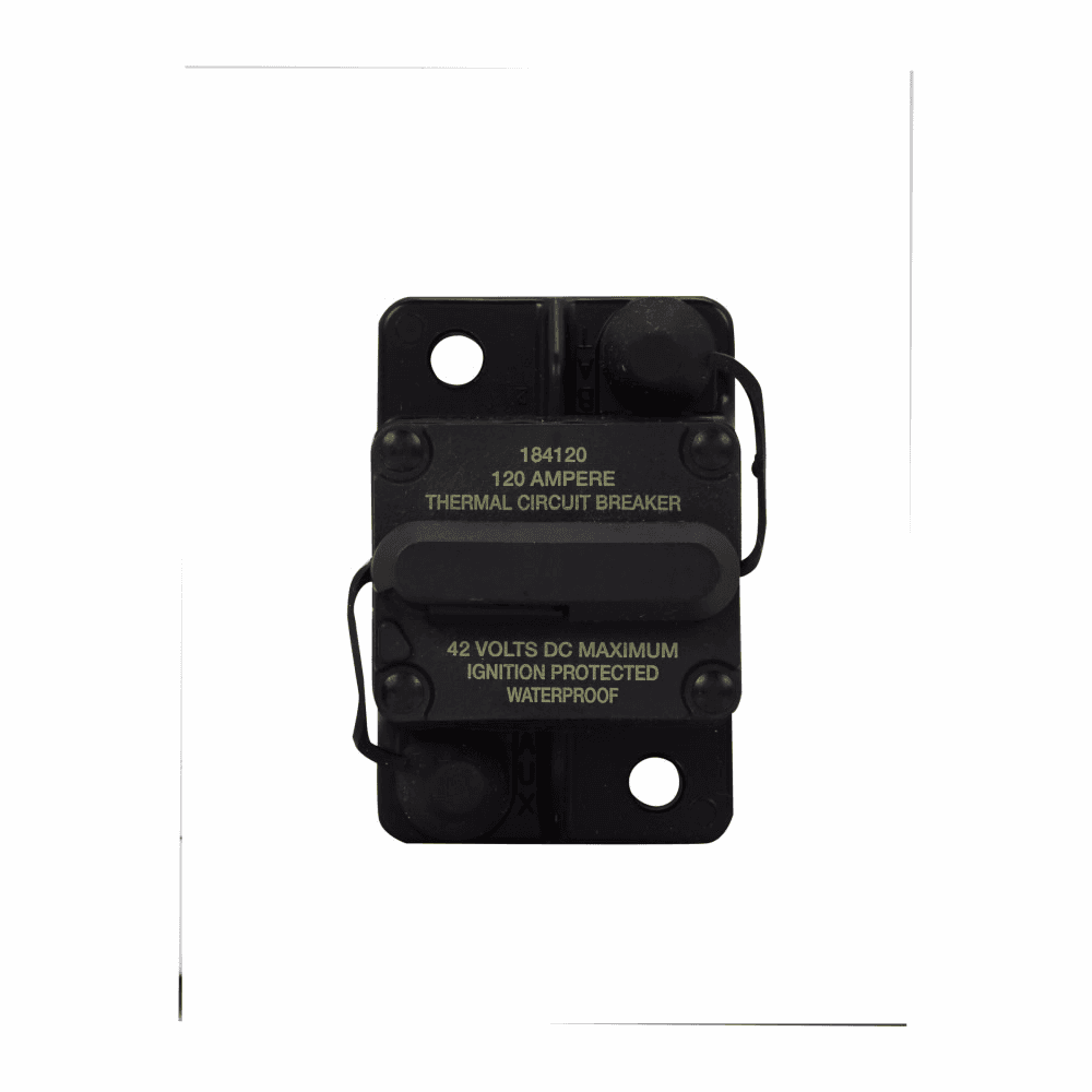 Cooper Bussmann CB181F-110 CB181F-110 Cooper Bussmann - Eaton Bussmann series CB181F automotive circuit breaker, 110A, Automotive, type I, high amp, Waterproof