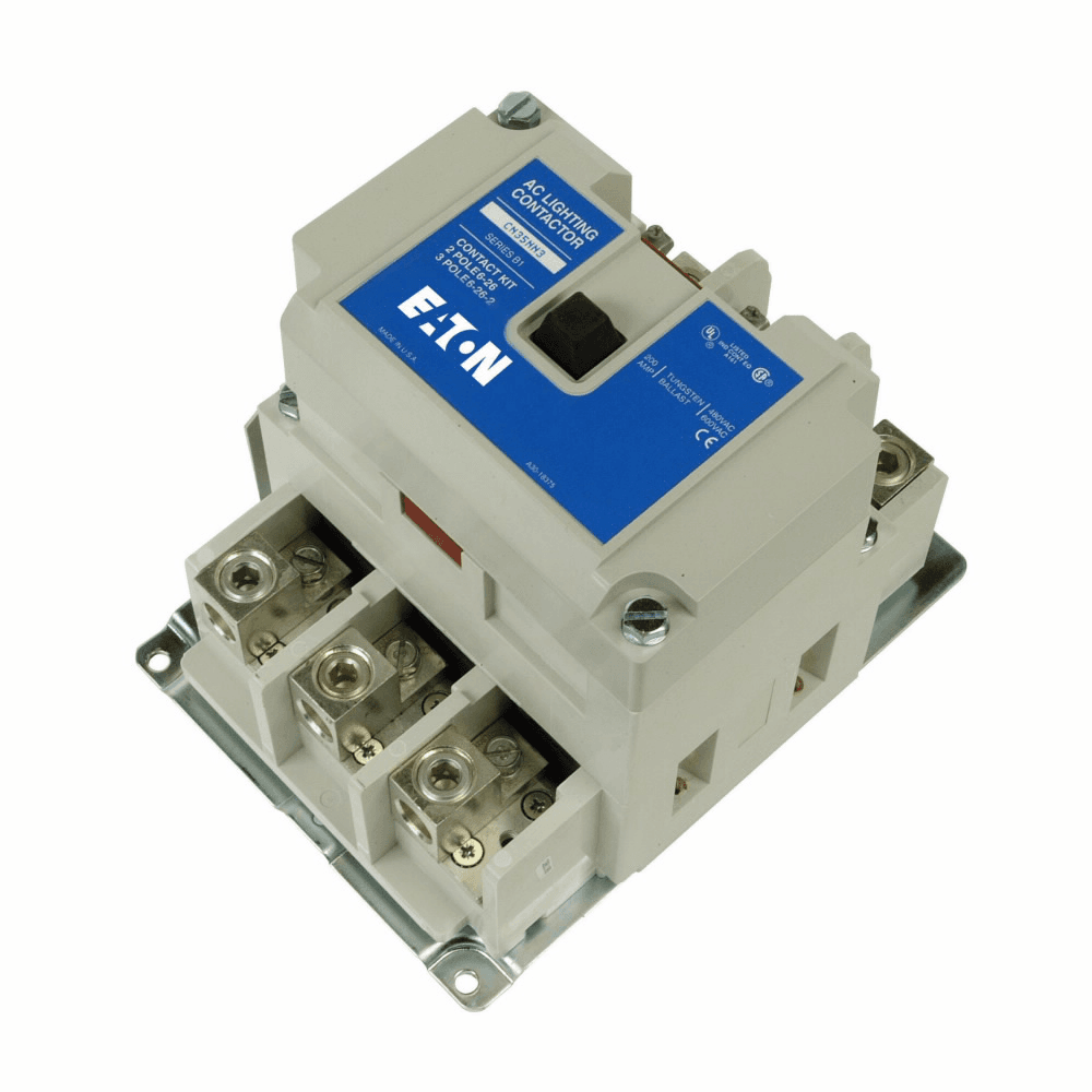 Eaton CN35NN3C CN35NN3C Eaton - Eaton CN35 electrically held lighting contactor, 200 A, 1 NO, 200 A, Open type, Three-pole, Electrically held, CN35, Lighting contactors