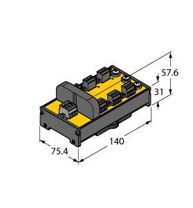 JRBS-40DC-6RV Part Image. Manufactured by Turck.