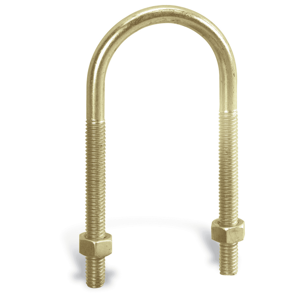 ABB Control H-286-4 H-286-4 ABB Control - U Bolt, Size 4 Inches, Diameter 4-19/32 Inches, Length 6-15/16 Inches, Thread Length 2-1/4 Inches, Thread Size 3/8 - 16 Inch, Material Steel