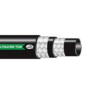 Gates 12M2T-MTFX50FT Hydraulic; 3/4" Inside Diameter; 1.11" Outside Diameter; Rubber Inner Material; Rubber Outer Material; Black; 3500 PSI - 241 Bar Operating Pressure