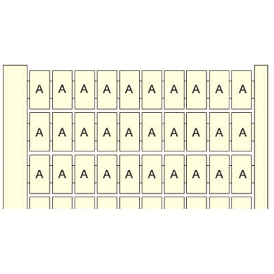 ABB Control 1SNA229011R2300 1SNA229011R2300 ABB Control - RC410 Terminal Block Markers pre-printed 91->100 (x10) Horizontal