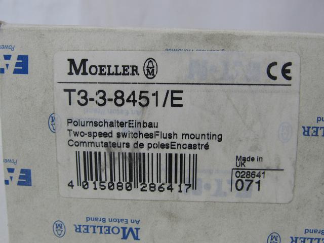 T3-3-8451/E Part Image. Manufactured by Eaton.