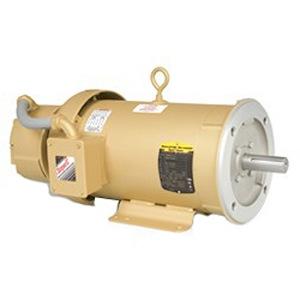 Baldor (ABB) EBM3611T-D AC Motor; 3HP Power; 230/460V Voltage; 3 Phase; 4.2A Full Load Current; 89.5 Percent Efficiency; 60HZ Frequency; 182TC Frame; TEFC Enclosure; B Design Code; 1800RPM Speed; C-Face/Foot Mounted; 15FT-LBS Brake Torque; Steel Frame; Insulation Class F; Rigid