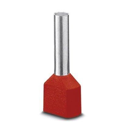 Phoenix Contact 3200988 Ferrule, sleeve length: 10 mm, length: 17 mm, color: red