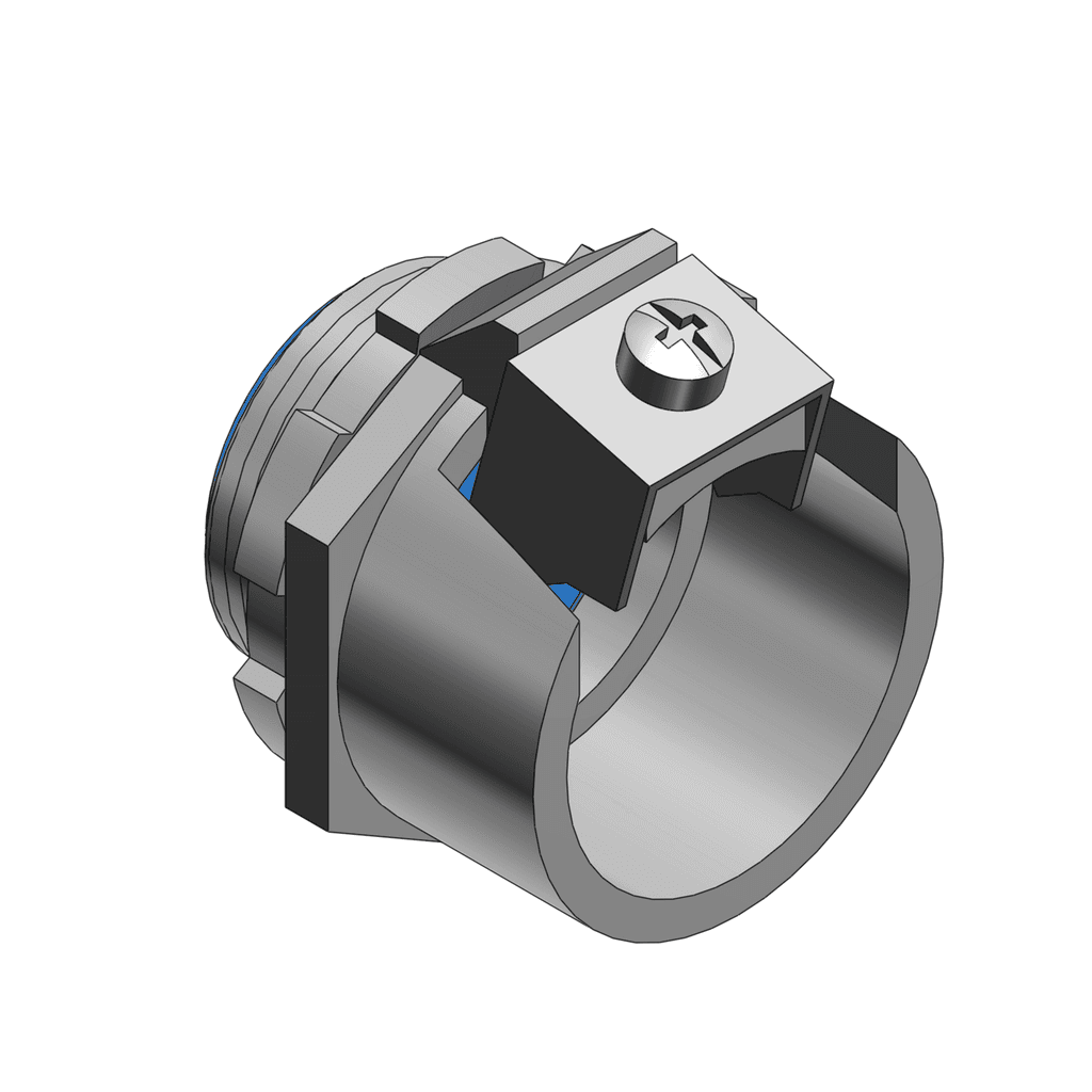 ABB Control 3110-TB 3110-TB ABB Control - Metal-Clad and Armored Cable Fitting, Straight, Trade Size 3/8 Inch, Knockout Size 1/2 Inch, Cable Range 0.470 to 0.660 Inch, Steel with Zinc Plating, Nylon Insulated