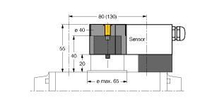 Turck BTS-DSU35-Z02 Accessories, Mounting Kit, , Mounting kit for larger rotary actuators:, Spacer plate and snap ring Ø: max. 65 mm, Hole pattern on flange surface: 30 × 80 mm (30 × 130 mm), Connection shaft (shaft peg) height 20 mm / Ø max. 40 mm, Included in delivery:, 1 spacer plate Ø 20 mm (POM), 1 spacer ring Ø 20 mm (PP-GF30), Mounting the spacer plate:, 2 cylinder screws M5 × 35 [DIN 912‐A2], 2 spring washers A5 [DIN 137‐A2], Mounting the puck with spacer ring:, 1 countersunk screw M6 × 45 [DIN 7991‐A2], Th