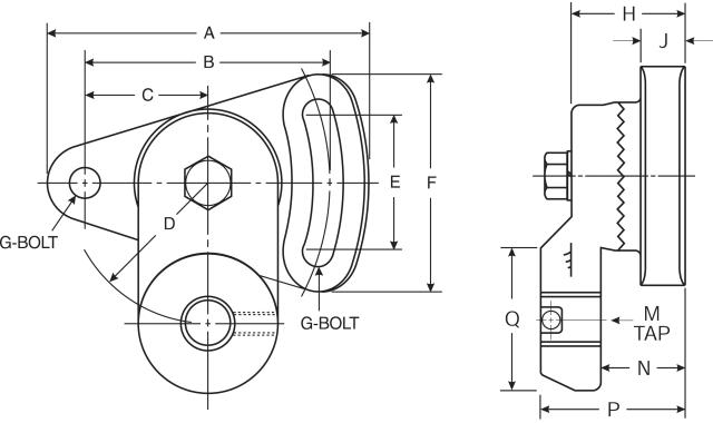 20-IDLR-BUSH(SK) Part Image. Manufactured by Gates.