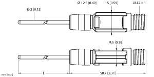 TTM100C-203A-CF-LI6-H1140-L150 Part Image. Manufactured by Turck.