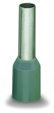 WAGO 216-207 Wago 216-207 is an insulated ferrule designed for 1 x 4mm2 conductor with a length of 12mm. It features a 4.8mm insulated collar and a 2.8mm ferrule, and it is characterized by a gray power consumption indicator. This part is specifically crafted to provide a secure connection for electrical conductors.