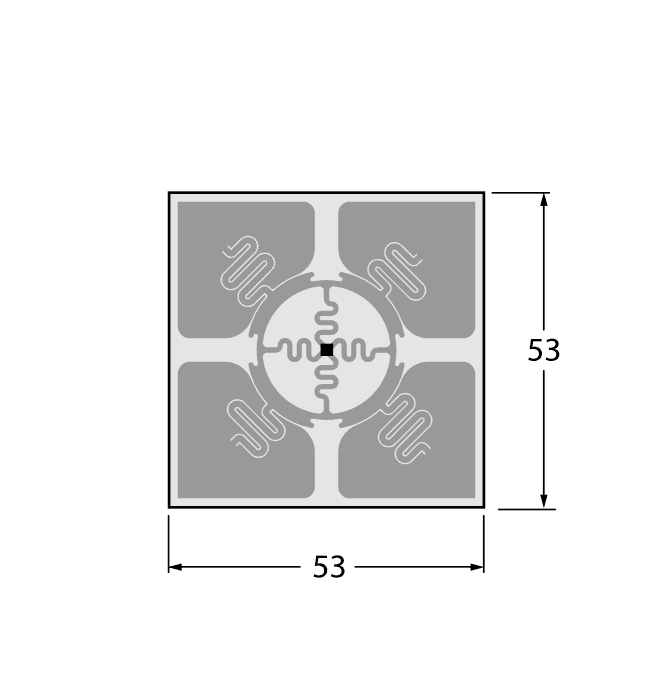 Turck TW860-960-L53-53-F-B44-100PCS UHF Tag, , EEPROM, memory 44 byte, TID serial number: 6 byte, Not for direct mounting on metal