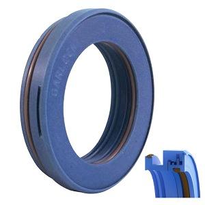 Garlock 29516-7185 Bearing Isolator; 4.921" Shaft Size; 7.382" Bore; 0.803" Width; Glass Filled PTFE Stator/Rotor Material; FDA Compliant FKM O-Ring Material; -22 to 400 Degree F Temperature; ISO-GARD Style Name