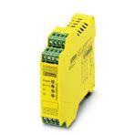 Phoenix Contact 2963925 Safety relay for emergency stop and safety door monitoring up to SIL 3 or Cat. 4, PL e in accordance with EN ISO 13849, 1- or 2-channel operation, 3 enabling current paths, nominal input voltage: 24 V AC/DC, pluggable Push-in terminal block