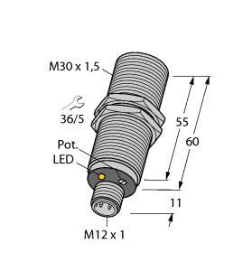 BC10-M30K-AP4X-H1141 Part Image. Manufactured by Turck.