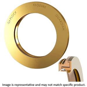 Garlock 29621-6287 Bearing Isolator; 4.325" Shaft Size; 4.95" Bore; 0.626" Width; 0.375" Flange Length; Bronze Stator/Rotor Material; FKM O-Ring Material; Graphite Filled PTFE Unitizing Ring Material; -22 to 400 Degree F Temperature; GUARDIAN Style Name