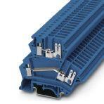 Phoenix Contact 2778547 Feed-through terminal block, connection method: Screw connection, Slip-on connection, cross section: 0.2 mm² - 4 mm², AWG: 24 - 12, width: 6.2 mm, color: blue, mounting: NS 35/7,5, NS 35/15, NS 32