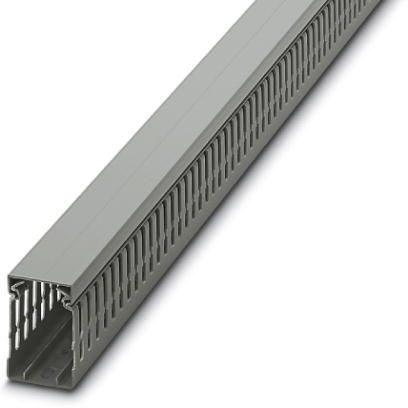 Phoenix Contact 3240192 Cable duct for installation and mounting in control cabinets, gray, comprising upper part and mounting base, width: 40 mm, height: 60 mm, length: 2000 mm