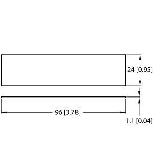 Turck TW902-928-L96-24-P-M-B40-500PCS UHF Tag, , EEPROM, memory 40 byte, TID serial number: 6 byte, For direct mounting on metal