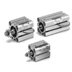 SMC CDQSB12-10D C(D)QS, Compact Cylinder, Double Acting, Single Rod