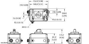 Turck RSF RKF 34/DS/AUX Power Accessory, Power disconnect switch, , Male 7/8″ powerfast