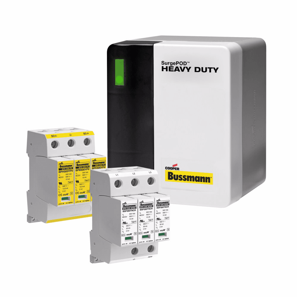 Cooper Bussmann TVSS-5 TVSS-5 Cooper Bussmann - Transient Voltage Surge Suppressor, Surge protection limiter, With printed circuit board tabs, 5A, 600 Vac, 200000A (RMS symmetrical) interrupt rating, Melamine Tube, nickel-plated brass endcaps, Tubular end X tubular end connection, 5,000A