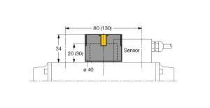 Turck BTS-DSU35-EB1 Accessories, Actuation kit (puck), , End position damped, Switch pins made of stainless steel (1.4305), For clockwise or counterclockwise rotating drives, Displays rotatable by 90 °, Hole pattern on flange: 30 × 80 mm (30 × 130 mm), Connection shaft (shaft extension) height: 20 mm (30 mm)/Ø: max. 30 mm, Maximum slide ring diameter: 34 mm