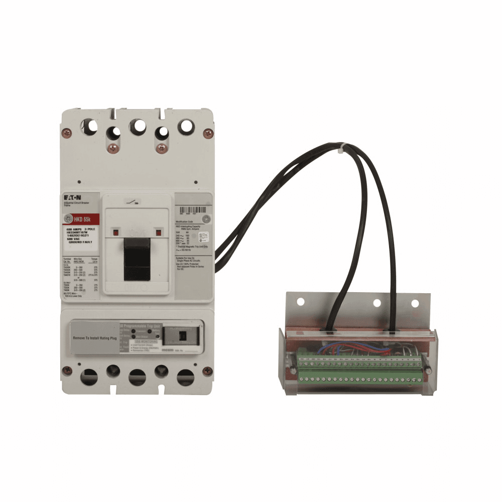 Eaton KD3125T57WPN KD3125T57WPN Eaton - Eaton Series C electronic molded case circuit breaker, K-frame, KD, Complete breaker, OPTIM 550, Electronic LSIA trip, Three-pole, 125A, 600 Vac, 250 Vdc, 65 kAIC at 240 Vac, 35 kAIC at 480 Vac, Without terminals, 50/60 Hz