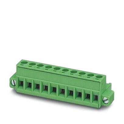 Phoenix Contact 1881794 PCB connector, nominal cross section: 2.5 mmÂ², color: green, nominal current: 12 A, rated voltage (III/2): 320 V, contact surface: Gold, type of contact: Female connector, number of potentials: 10, number of rows: 1, number of positions: 10, number of co