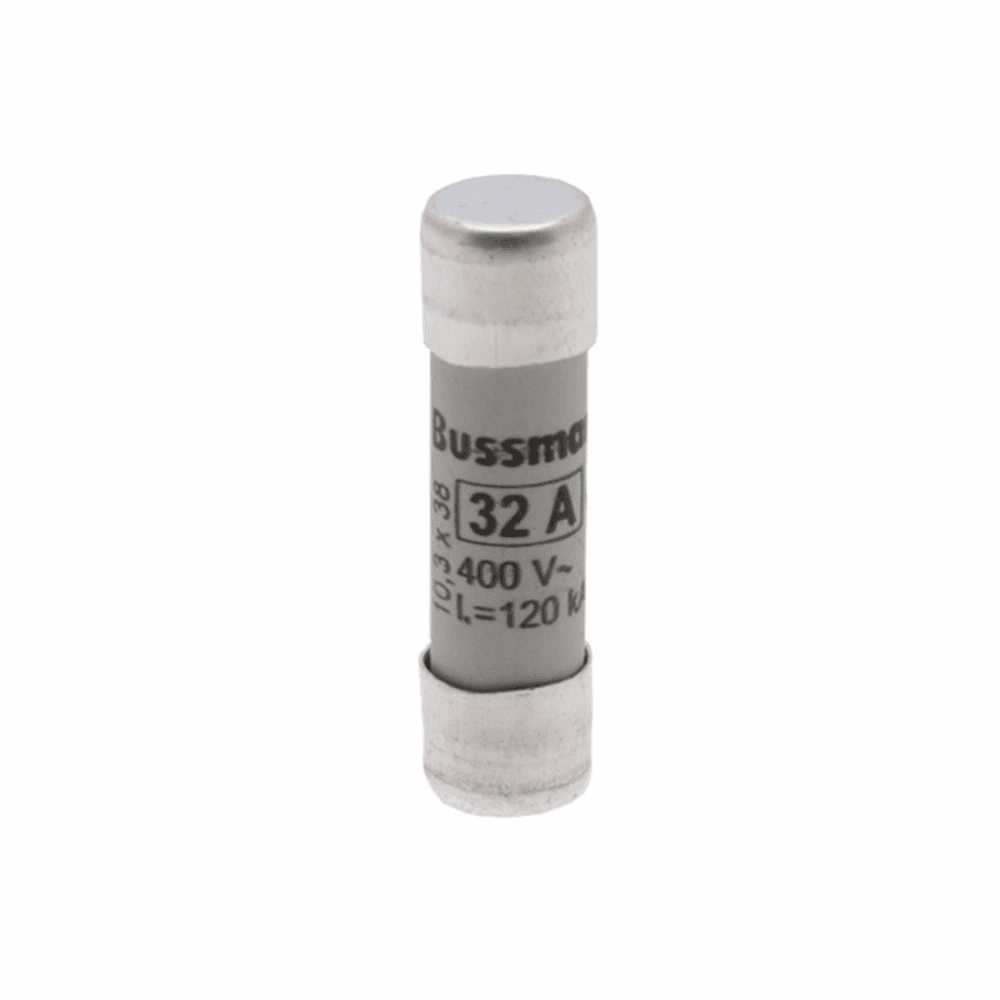 Cooper Bussmann C10G32 C10G32 Cooper Bussmann - Eaton Bussmann series low voltage cylindrical fuse, 400V, 32A, CHM fuse holder, fuse, Ferrule end X ferrule end, Class C gL/gG, Cylindrical, Ceramic body, Silver-plated copper endcap