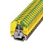 Phoenix Contact 0790556 Protective conductor universal terminal block with bolt connection, cross section: 0.1 - 2.5 mm², width: 9 mm, color: Green-yellow