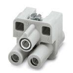 Phoenix Contact 1586264 HEAVYCON female insert, HS2 series, 2+PE-pos., axial screw connection